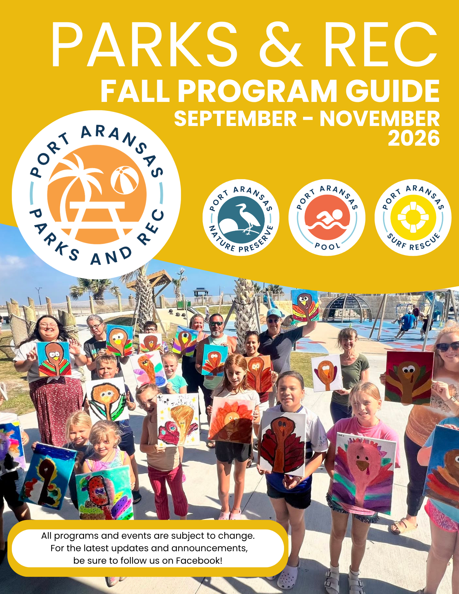 Featured image for “Parks & Recreation Fall 2026 Program Guuide”